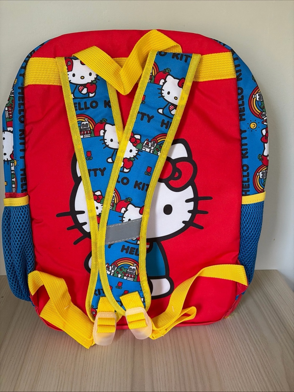 Hello Kitty New!Rainbow Backpack and Headphones - Blue, Red, Yellow, Green - Picture 6 of 7